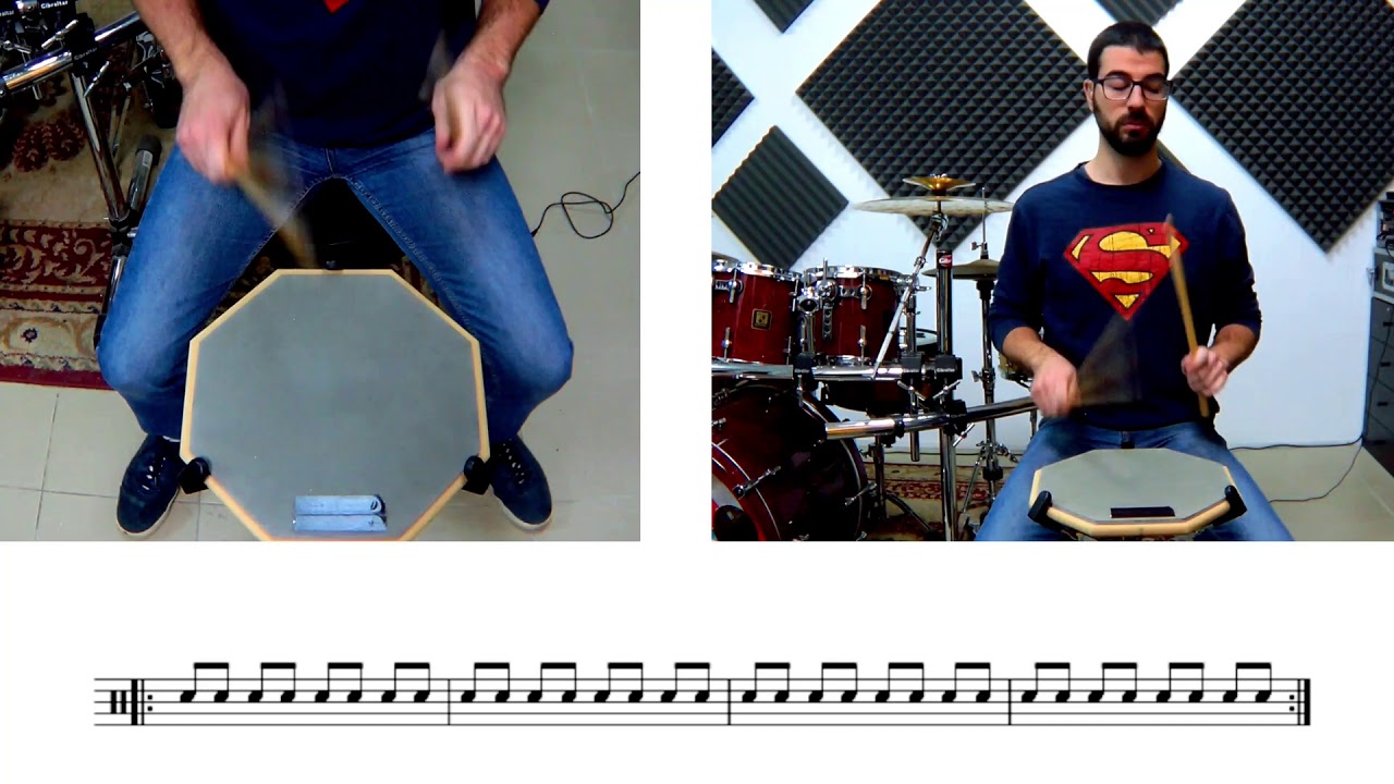 Let's Train Together - Rullo a Colpi Singoli/ Single Stroke 225 BPM