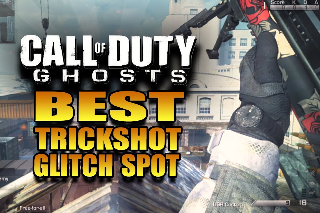 BEST Call of Duty Ghosts TRICKSHOTTING GLITCH SPOT! COD Ghost TrickShot Montage Tutorial Episode 5