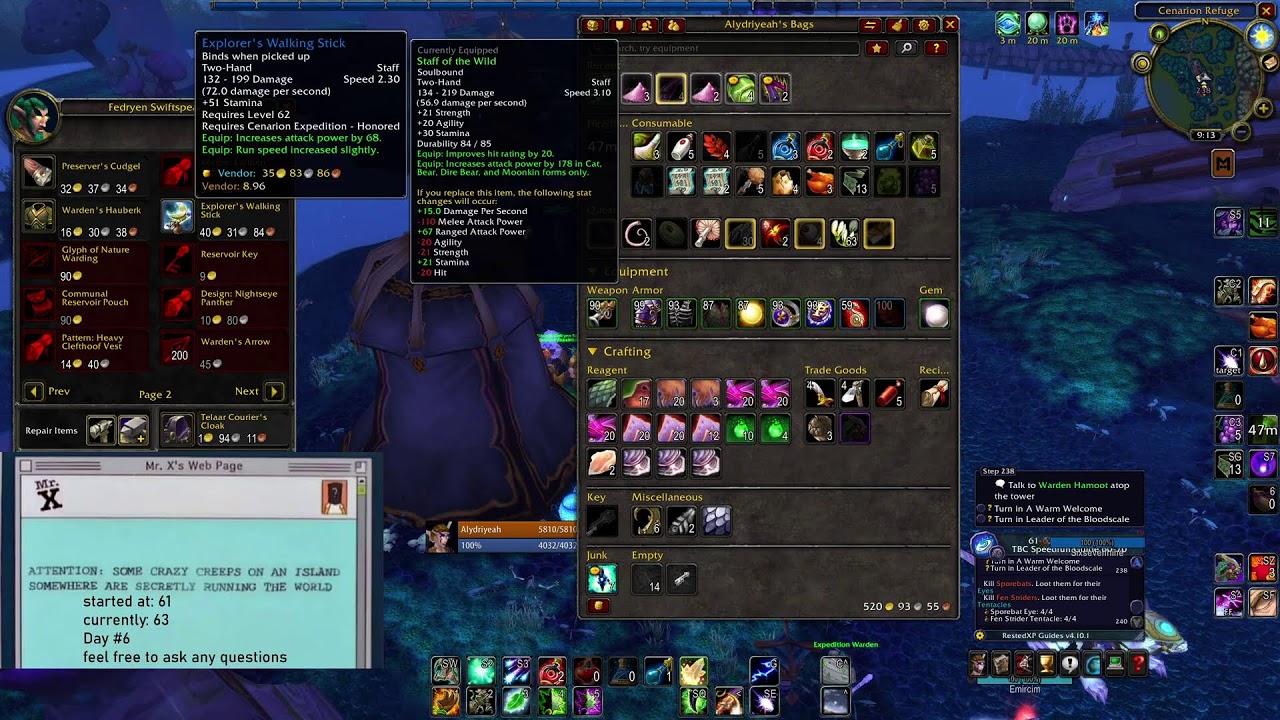 EU - Druid 1-70 - Day #6