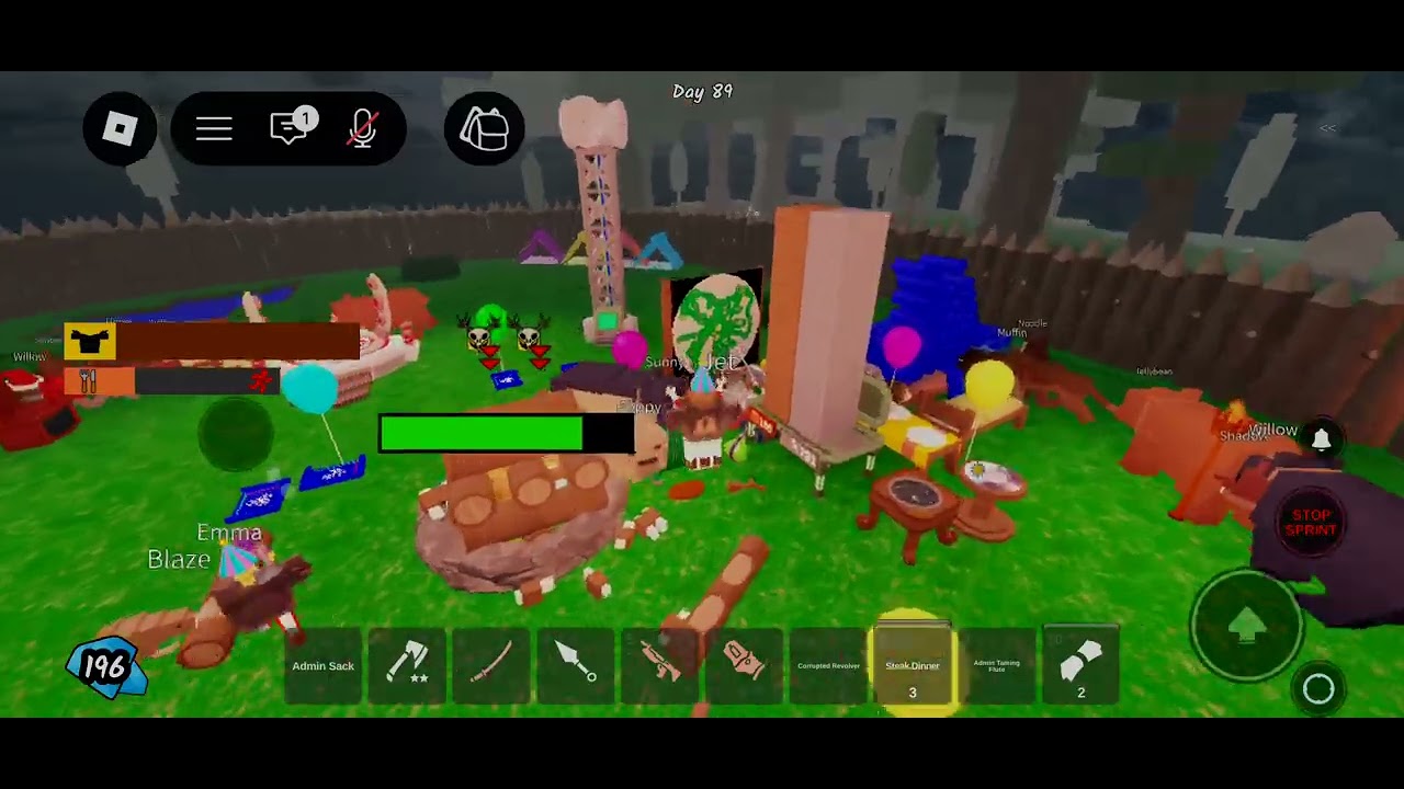 Admin abuse in 99 nights #roblox #99nightintheforest #adminabuse 