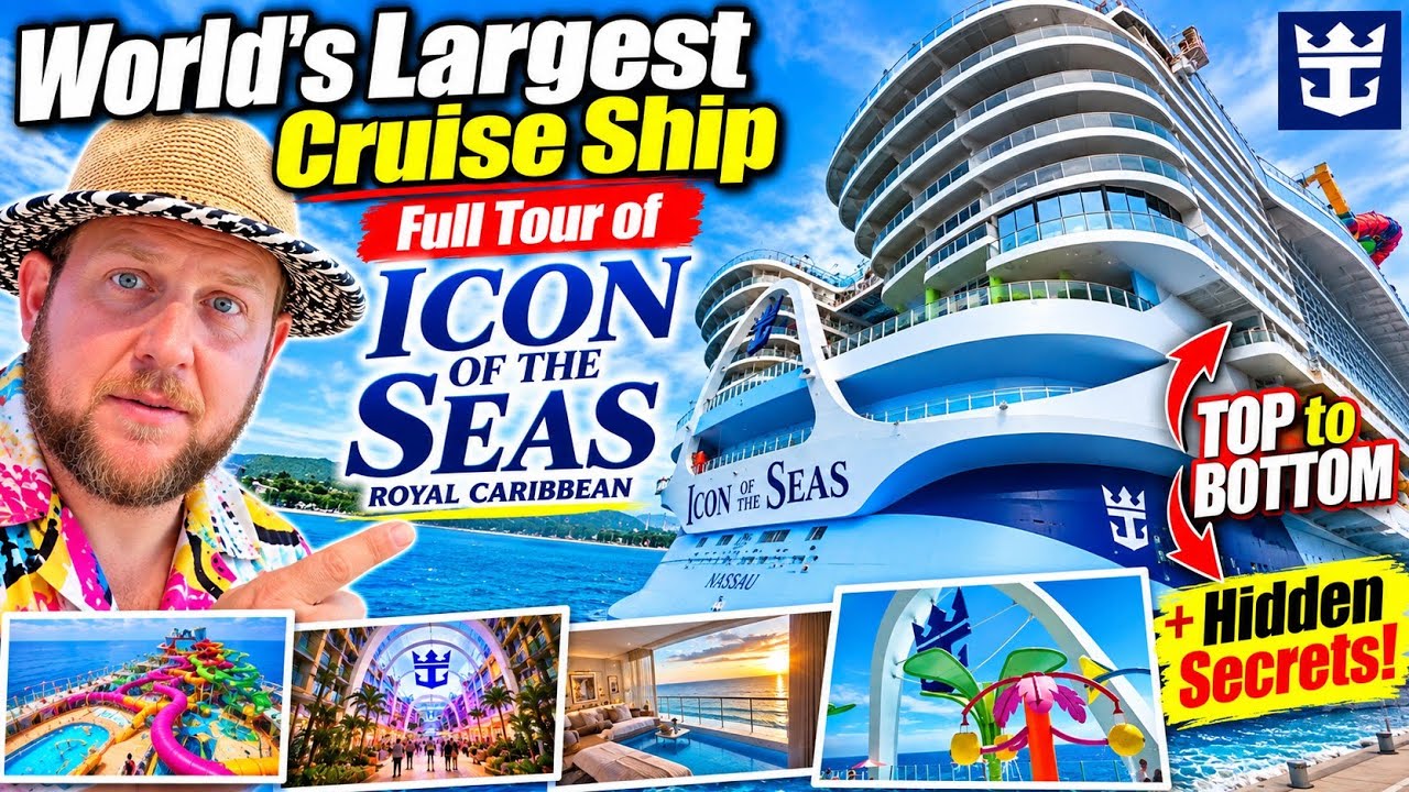 Крупнейший в мире круизный лайнер! Полный обзор ICON OF THE SEAS от Royal Caribbean + скрытые сек...