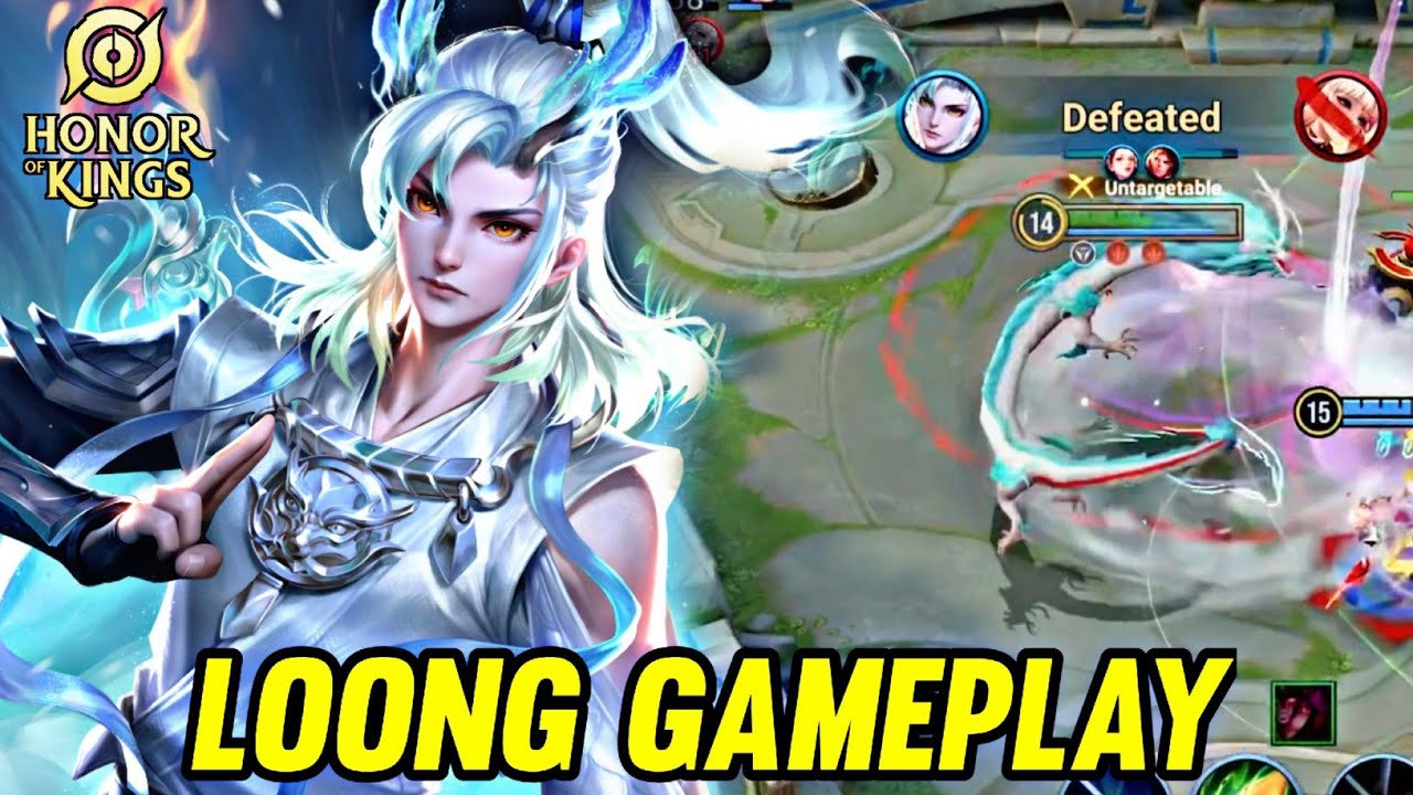 HOK : LOONG GAMEPLAY | IN FARM LANE - HONOR OF KINGS