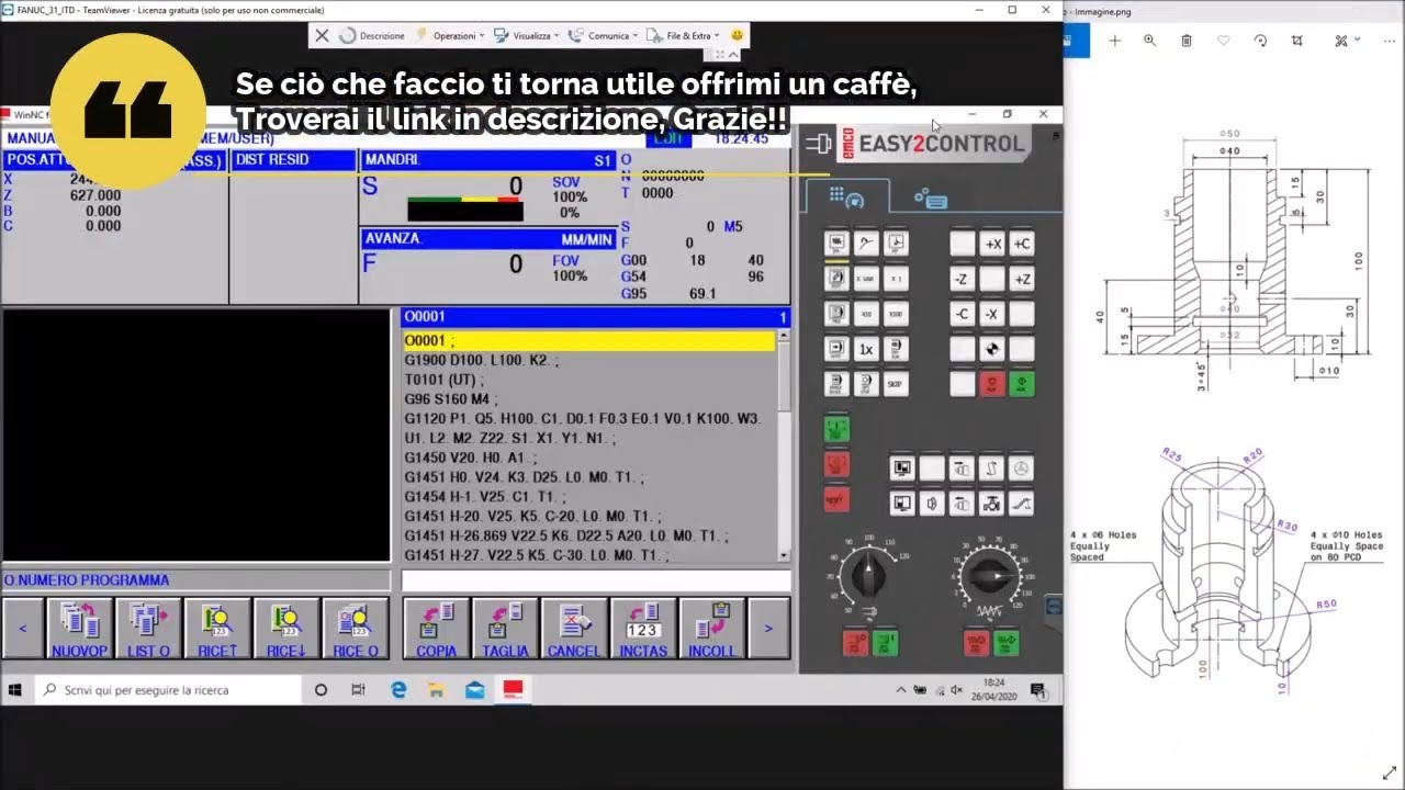 Tutorial Fanuc Manual Guide   PARTE 1   Tornitura Sgrossatura e finitura