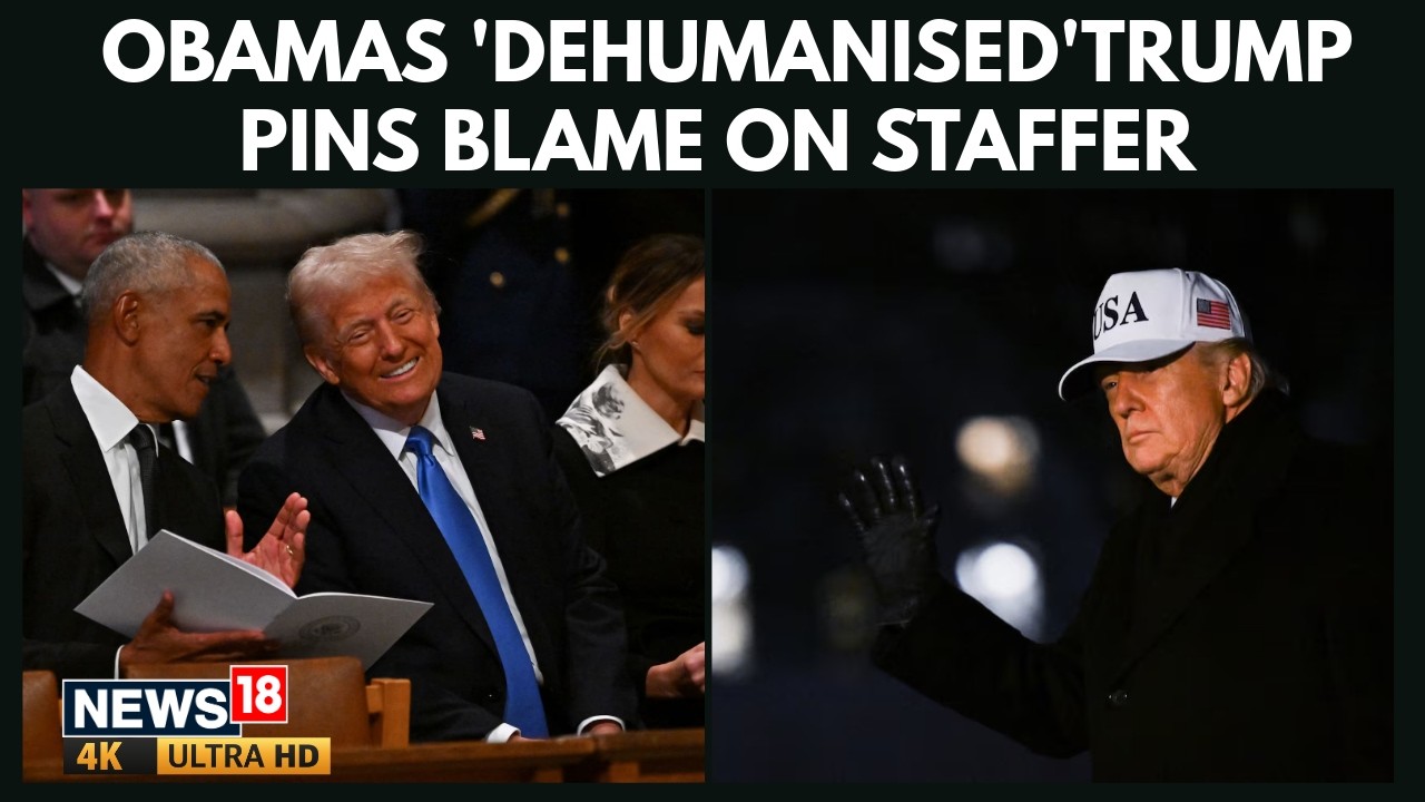 Obamas ‘Dehumanised’: Trump Deflects Blame for Controversial Social Media Post | US NEWS | 4K