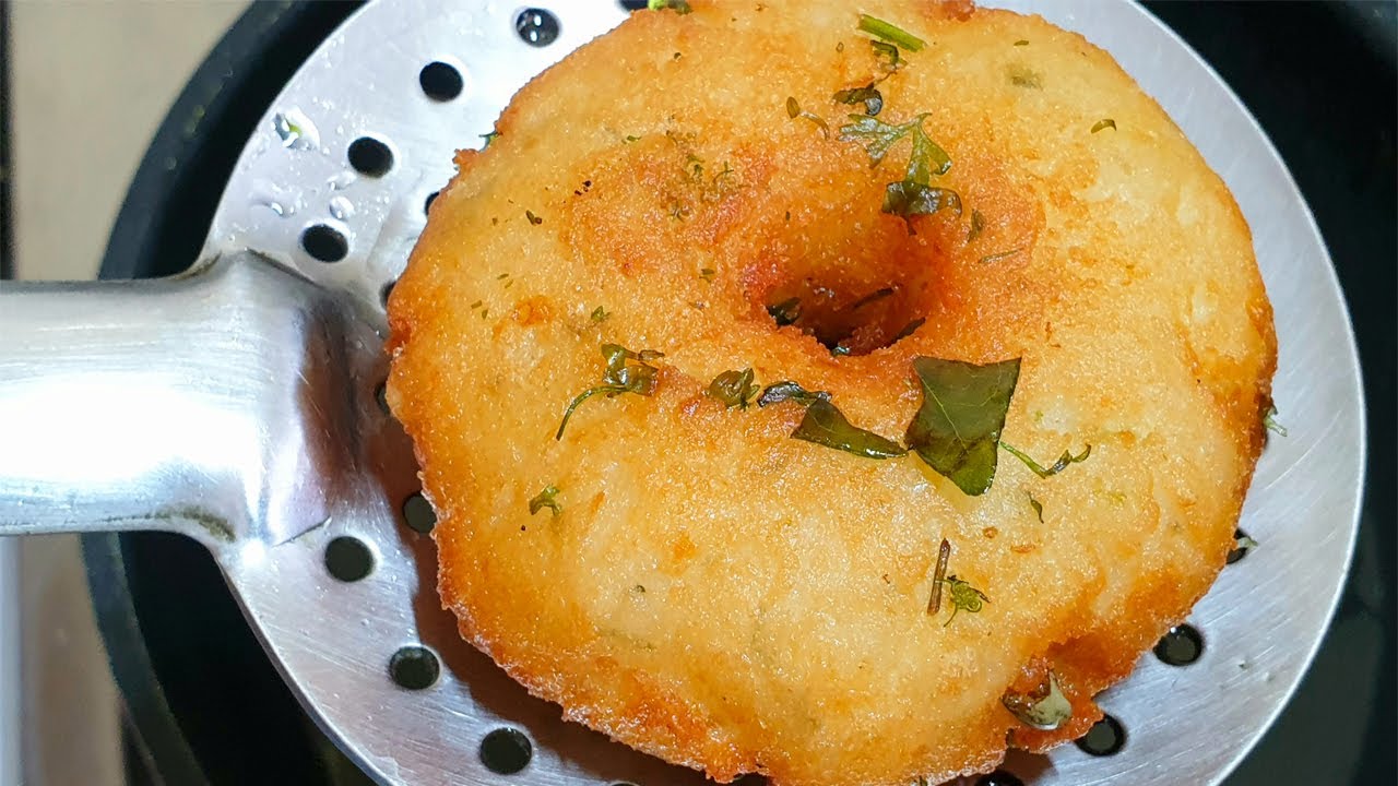 ಉದ್ದಿನಬೇಳೆ ಇಲ್ಲದೆ ಮೆದು ವಡೆ 5 ನಿಮಿಷ ಸಾಕು/Medu Vada Without Urad dal/Easy Evening Snacks
