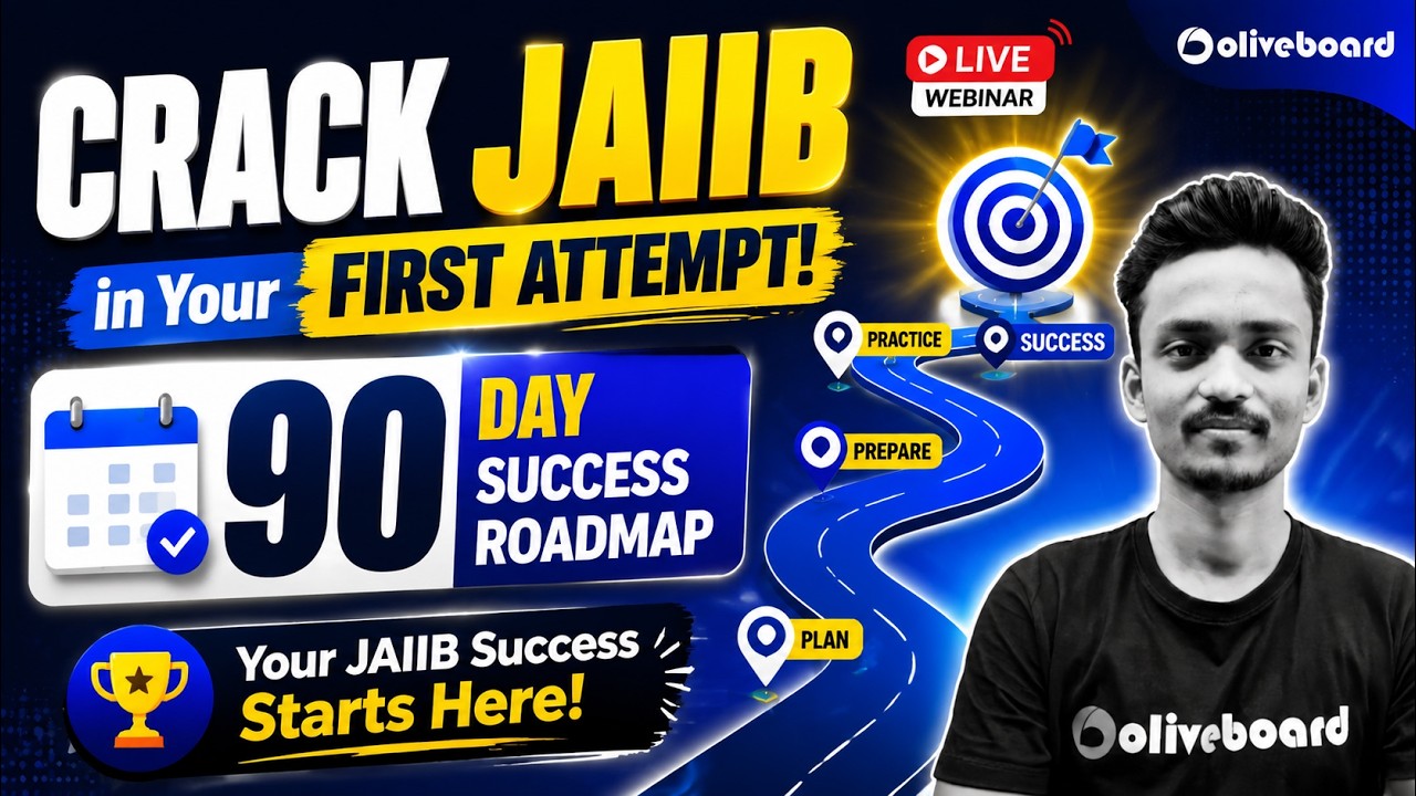Crack JAIIB Nov 2026 in Your First Attempt | 90-Day Success Roadmap | JAIIB Oliveboard