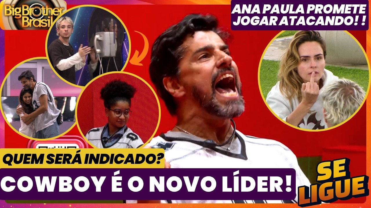 BBB 26 🔥 Prova do Líder: Cowboy LÍDER! Ana Paula promete jogar atacando! Milena vs. Jonas!