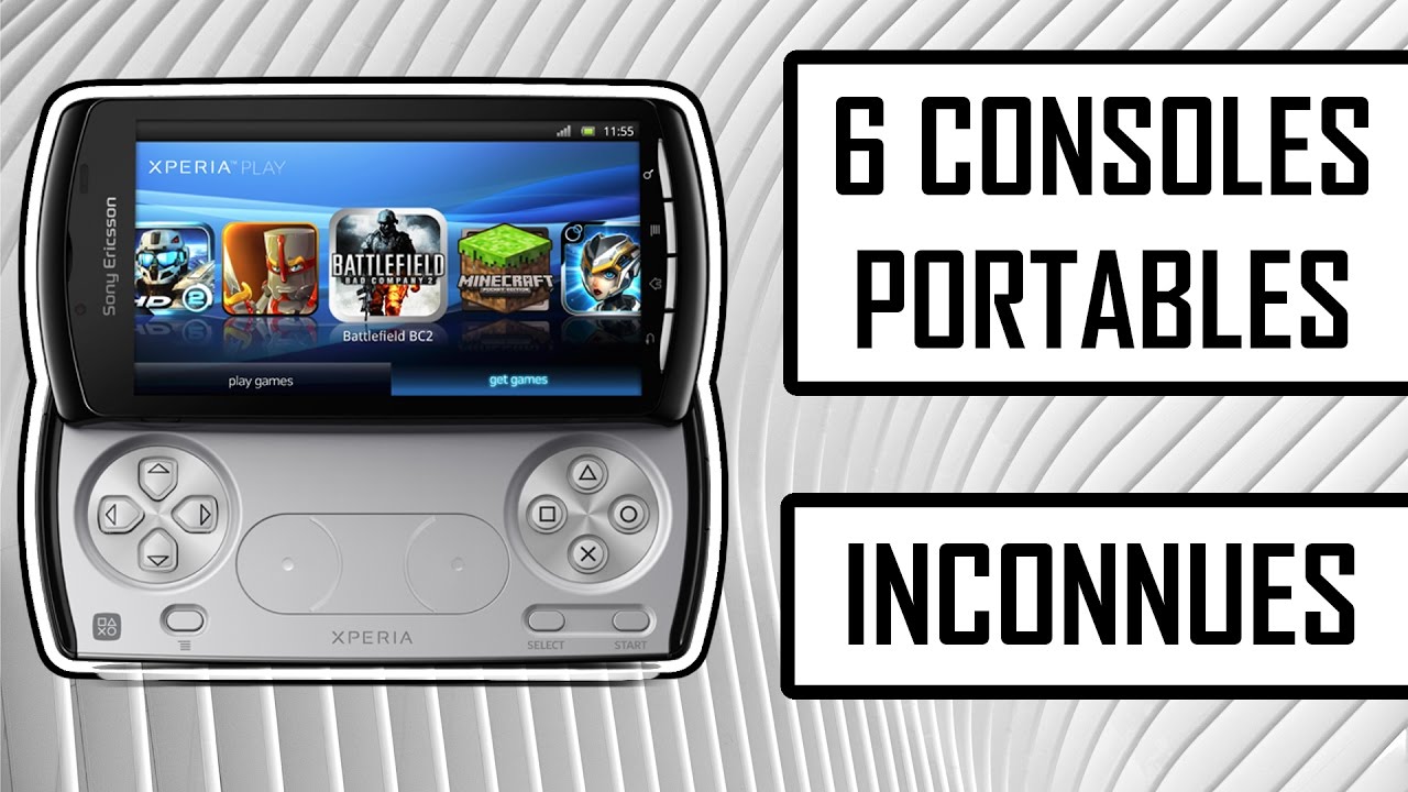 6 CONSOLES PORTABLES INCONNUES ET RÉVOLUTIONNAIRES