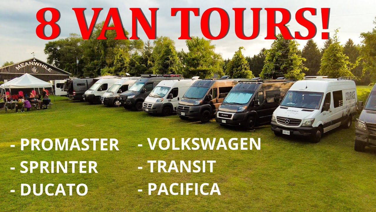 VAN TOURS! Check out 8 Vans at our Vanlife Meet-up!