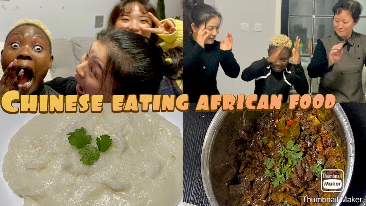 Chinese people eating African🇿🇦food and learning traditional dance/ language for the first time
