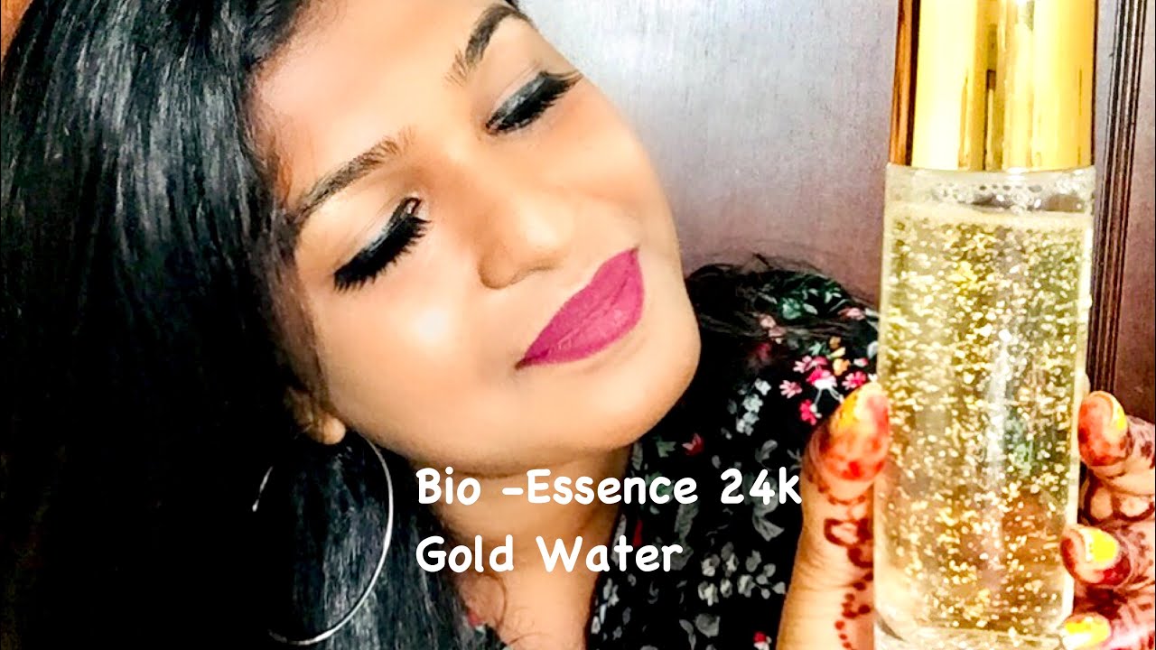 Bio - Essence Bio Gold 24k Gold Water Review|Face Whitening,Radiance,pimple free Toner|
