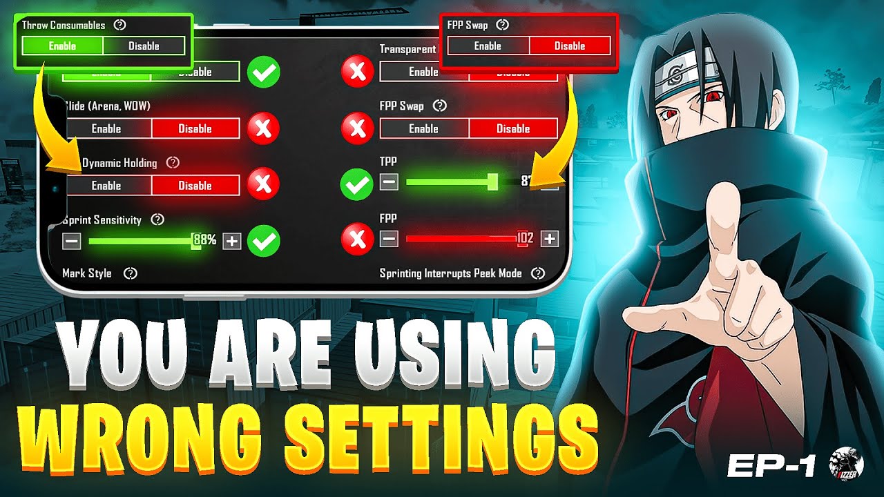 BGMI All New Basic & Advance SETTINGS & CONTROLS | Best Settings/Controls Guide | EP 1 | BGMI