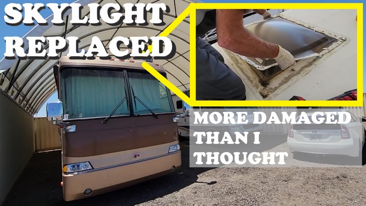 Replacing a Very Broken RV Skylight