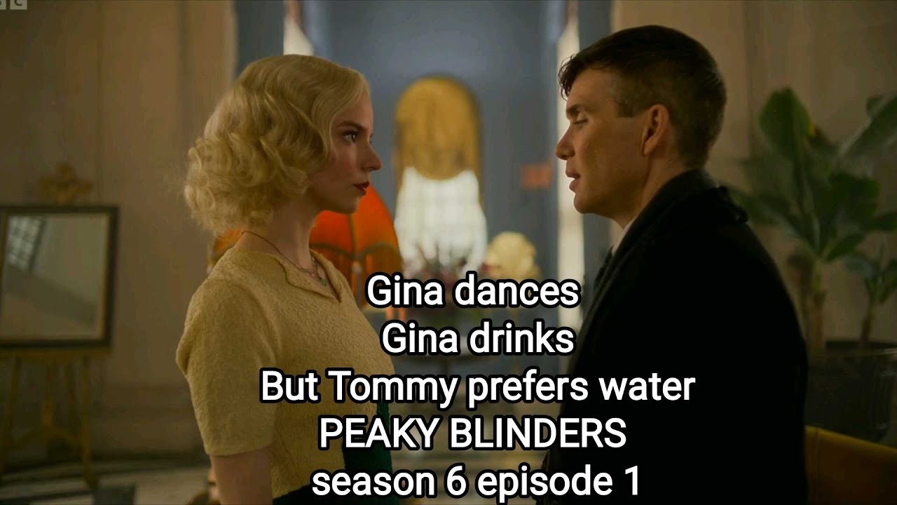 Tommy tells Gina a secret scene || Peaky Blinders season 6 episode 1