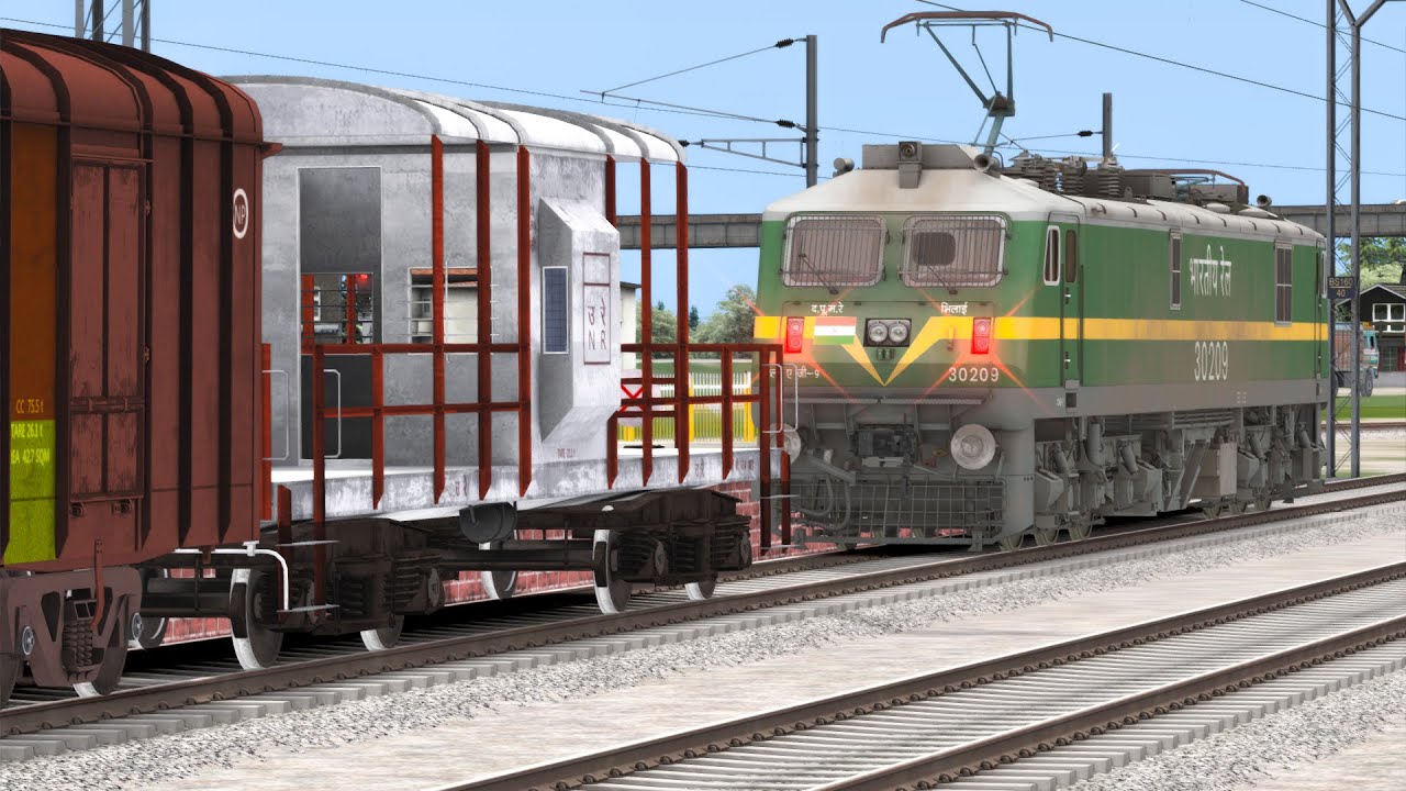 Have you ever seen Goods Train coupled with WAG 9 ? | BeamNG.Drive