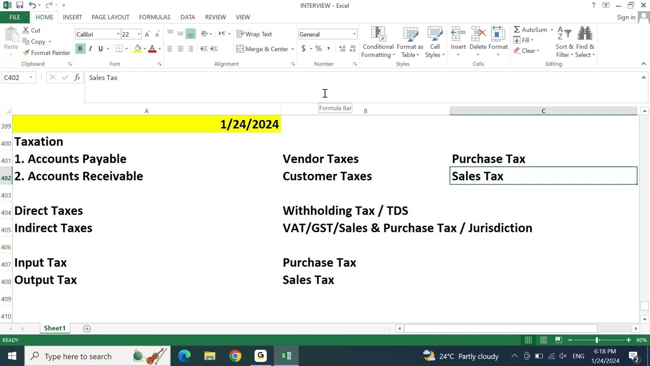 S4HANA SAP FICO BATCH- 02: Taxation Introduction