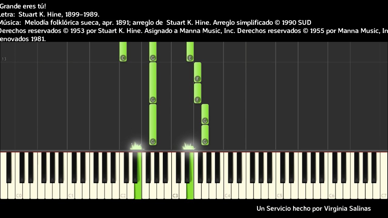 41 ¡Grande eres tú! SUD Piano Tutorial Versión Simplificada