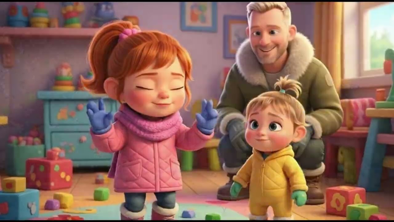 Kids songs, Snow day family play
