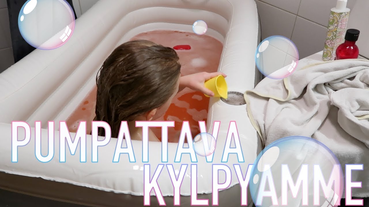 MINIT TESTAA: Pumpattava kylpyamme ja luottotuotteet!