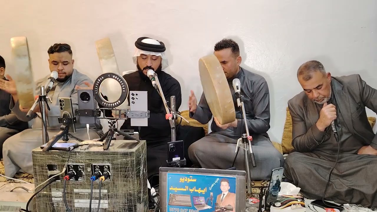 المداح ميسر الحيالي ف 2 المنقبه النبويه على روح والدة الدكتور احمد الحاج يونس السبعاوي في حي الوحده