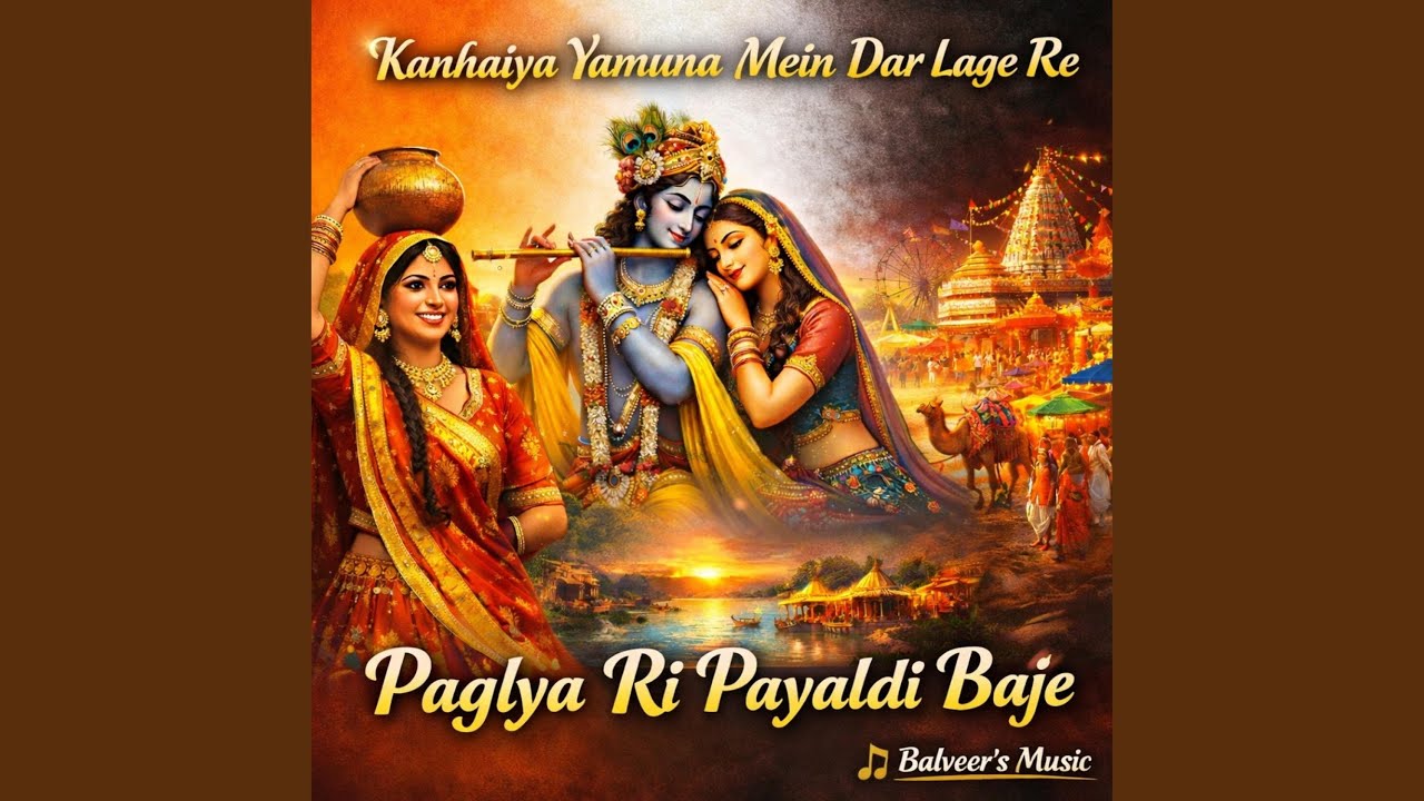 Paglya Ri Payaldi Baje | Kanhaiya Yamuna Mein Dar Lage Re | Rajasthani Krishna Bhajan