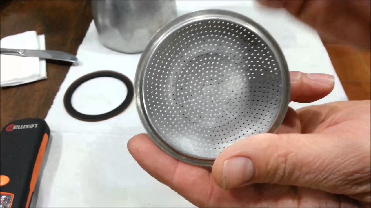 Limpiar filtro cafetera italiana