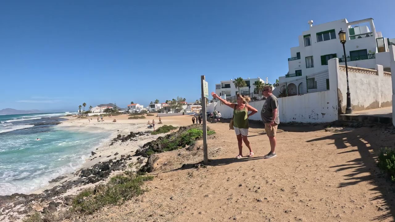 Corralejo Fuerteventura Canary Islands January 2025 5.3k Walking Tour January 2026 4k Ultra HD GoPro