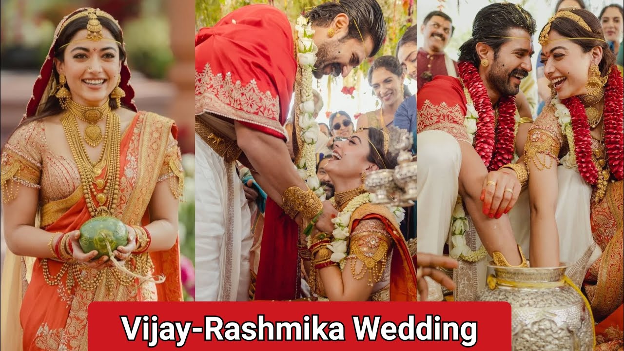 Rashmika Mandanna and Vijay Devarakonda's Traditional South Indian Wedding 