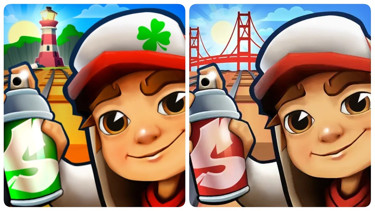 Floor is Lava - Subway Surfers Easter Ireland 2026 vs San Francisco 2024