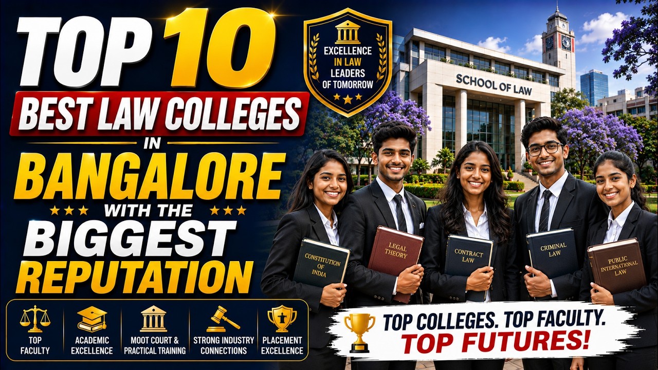 Top 10 Best Law Colleges in Bangalore with the BIGGEST Reputation