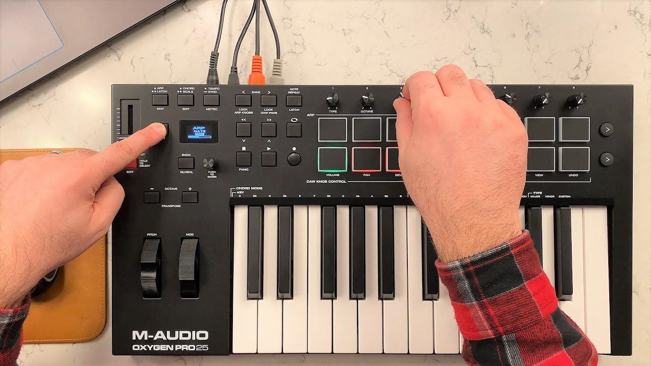 M-Audio Oxygen Pro - Exploring the Arpeggiator Features