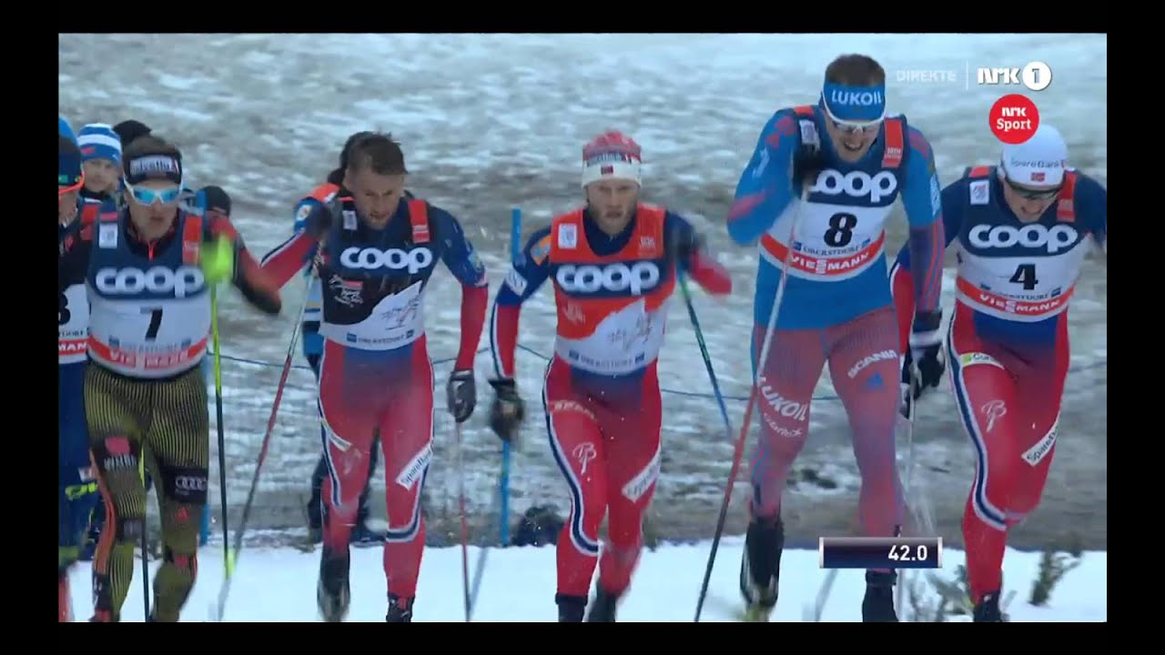 Tour De Ski 2015 - Stage 4 Mens Sprint final - Emil Iversen Wins!