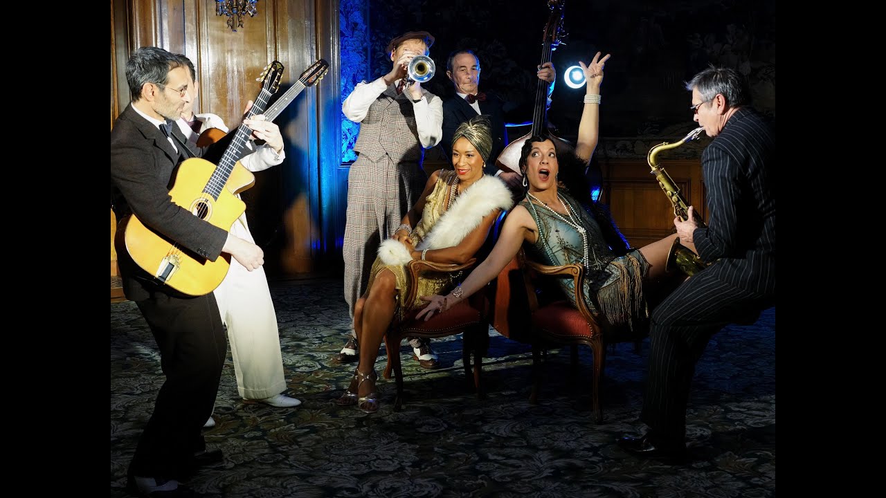 French vintage jazz band performing modern songs - Gatsby Follies