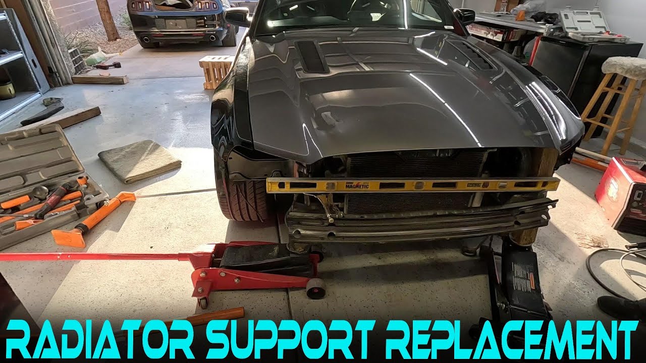 Replacing A Radiator Support on 2014 Mustang GT - Part 3 of Rebuild