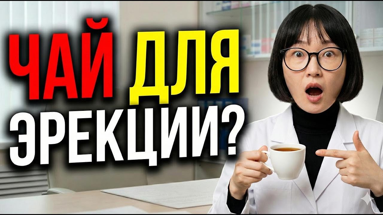 Чай для эрекции? 85% мужчин не знают об этом!