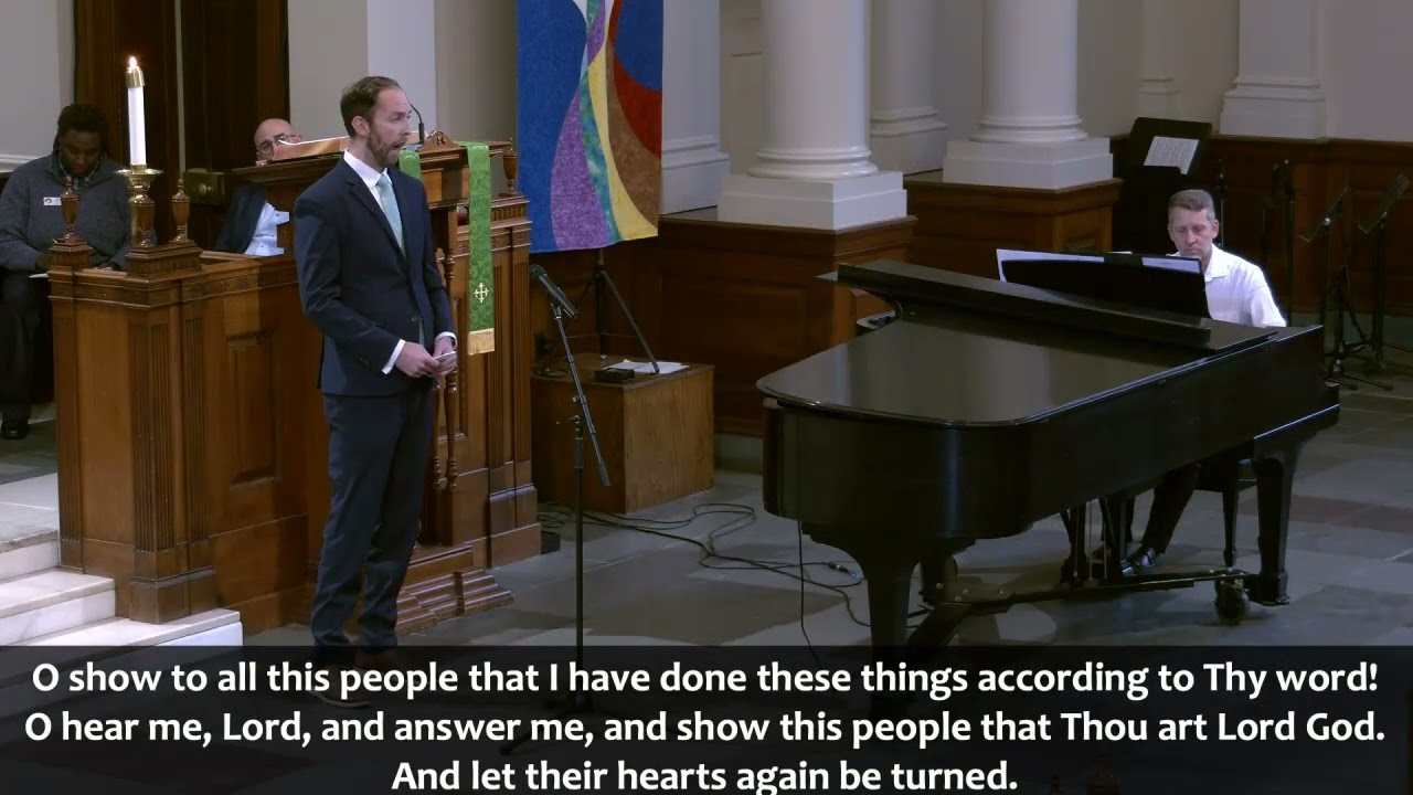 “Lord God of Abraham” from Elijah | Felix Mendelssohn | Caleb Hopkins, baritone
