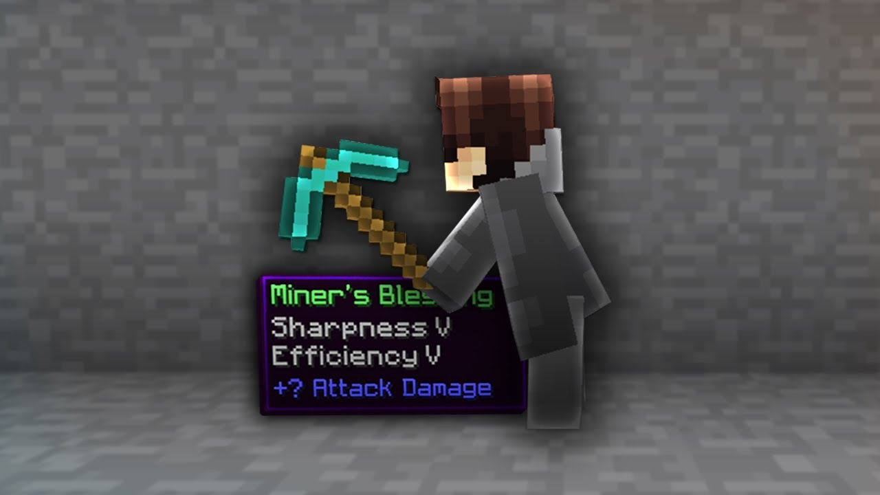 using a pickaxe to win hypixel uhc