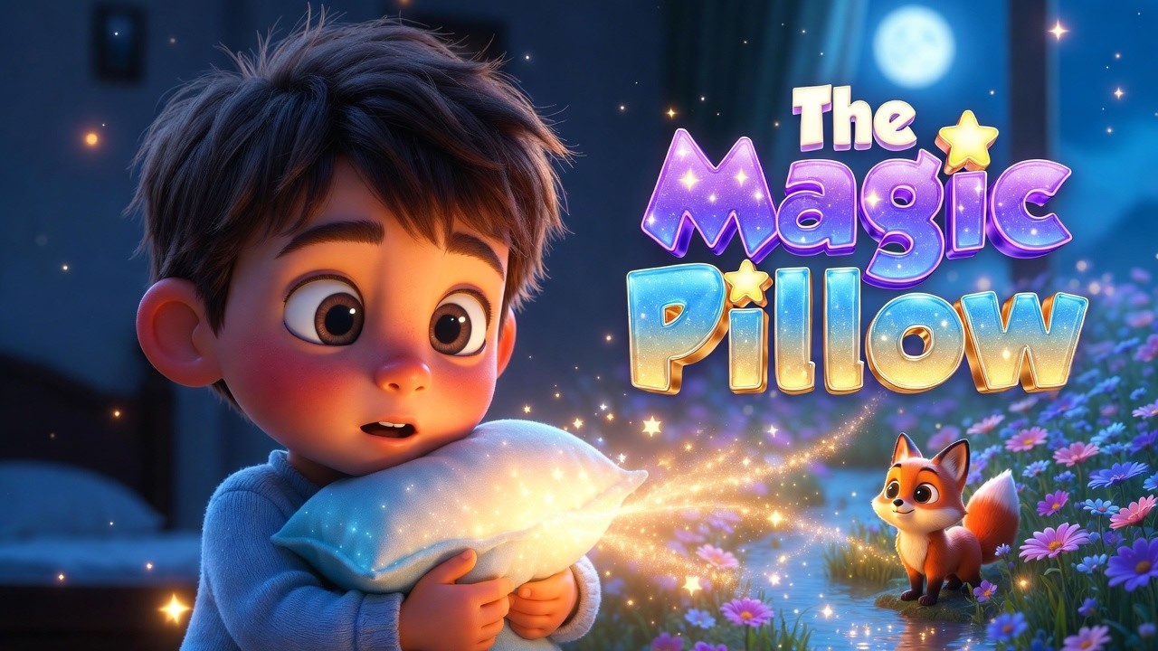 The Pillow That Glowed Kids Sleep Story 🌃 kids story in english