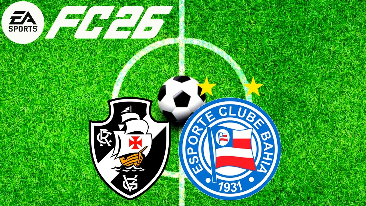 🔴 VASCO X BAHIA BRASILEIRAO SERIE A 2026 SIMULAÇÃO FUTEBOL EA FC 26