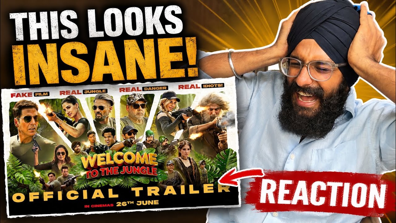 Welcome To The Jungle Trailer Reaction | Akshay | Parbrahm Singh