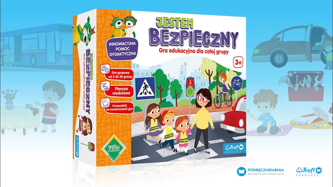 Jestem Bezpieczny - gra edukacyjna dla grup, kształtująca bezpieczne zachowania dzieci