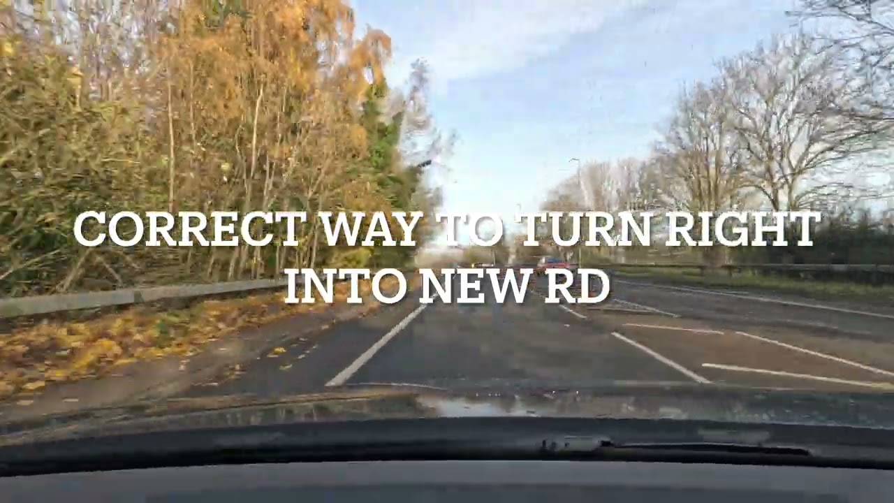 Serious Driving Fault: Turning Right / Central Reservation
