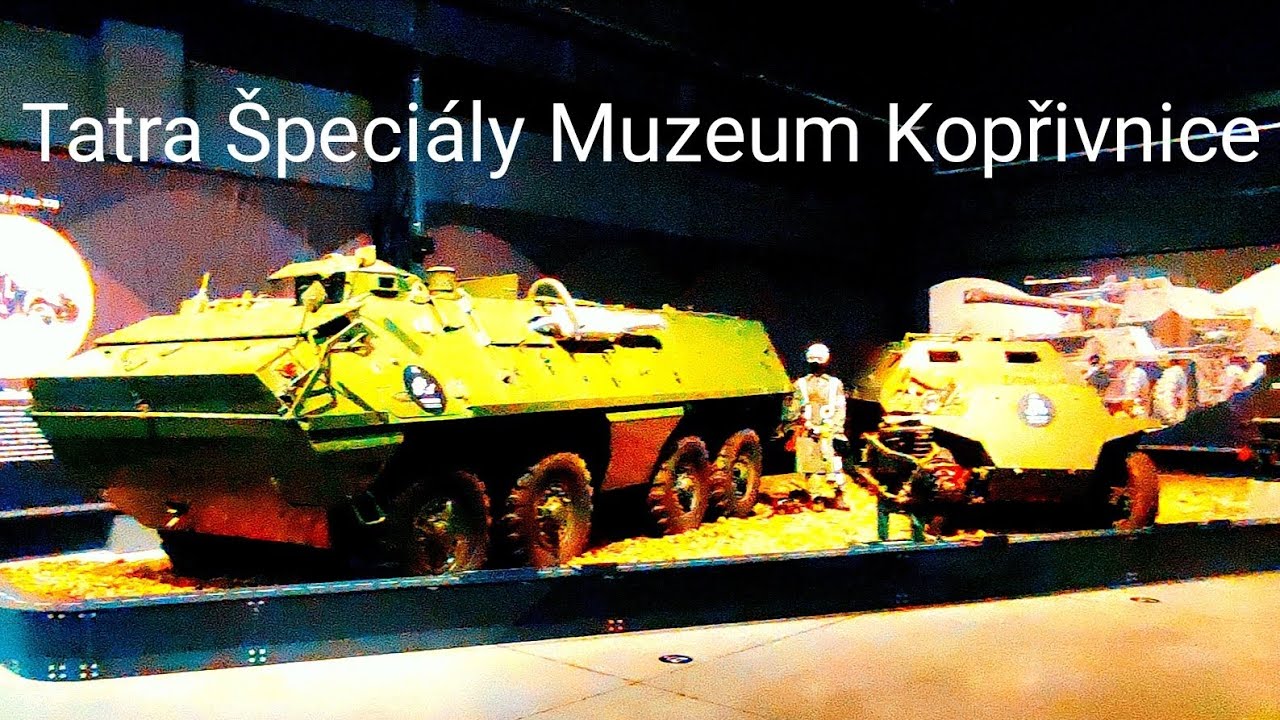Přehlídka Speciálů Tatra Muzeum Kopřivnice část 2/2 (T813, T805, T111) Tatra Kolos, Kačena a Hasiči