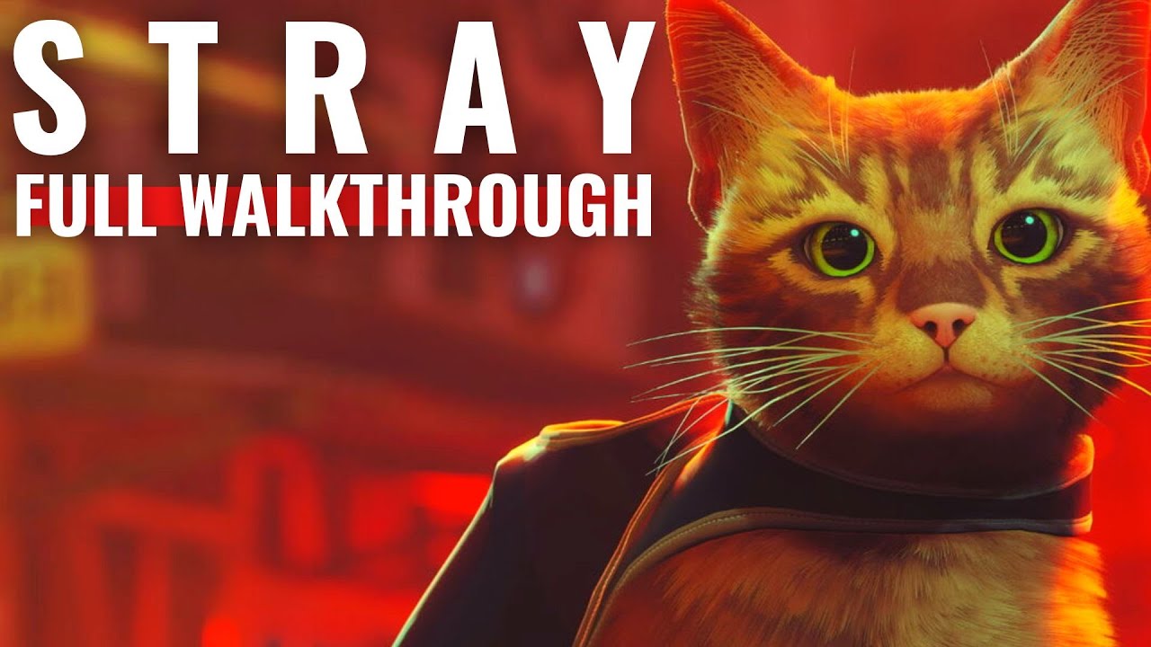 STRAY - FULL WALKTHROUGH - No Commentary Gameplay 4K