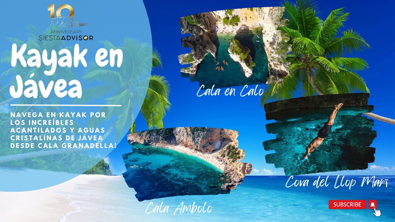 Kayak en Jávea con Siesta Advisor - Cala Granadella, Cala en Caló, Cova del Llop Marí y Cala Ambolo!