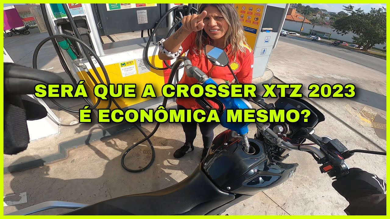 PRIMEIRO TANQUE DA YAMAHA CROSSER S XTZ 150 2023 - QUANTOS KM ANDEI E QUANTO FEZ POR LITRO