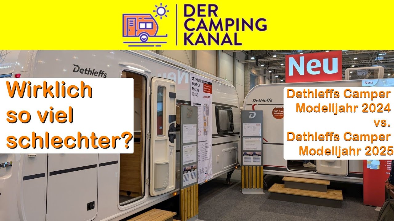 Wirklich so viel schlechter? Dethleffs Camper 2025 vs. 2024 - Wohnwagen Vergleichstest!