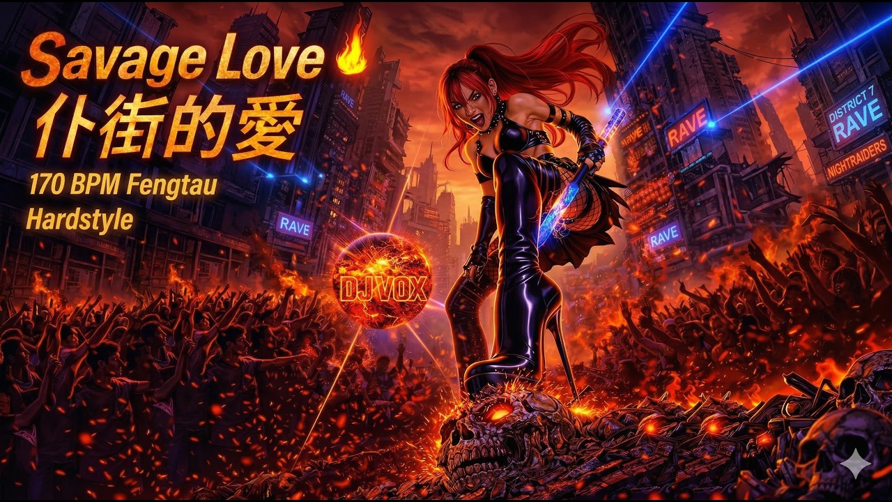 仆街的愛｜Savage Love 🔥 170 BPM Fengtau Hardstyle | DJ VOX