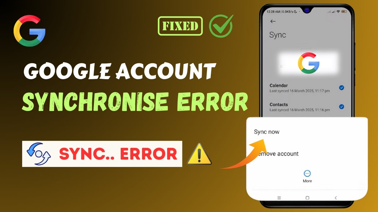 How to Fix Google Account Sync Error on Android 2026 | Google Sync Not Working | Google Not Syncing