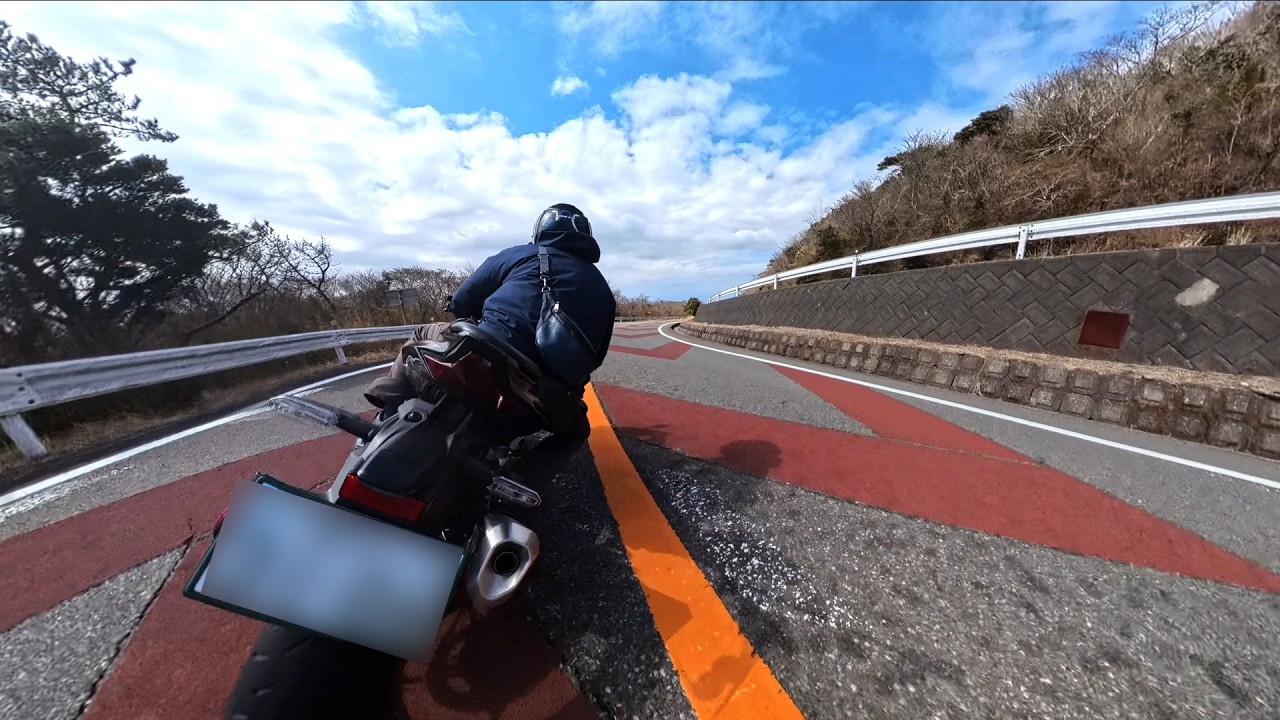 ニンジャZX-4Rフルノーマルで伊豆スカイライン全線　4気筒サウンド｜Kawasaki ZX-4R Stock Exhaust Full Izu Skyline Inline-4 Sound